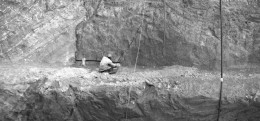 A worker at Latin American Minerals' Paso Yobai gold project in Paraguay, 150 km east of the capital Asuncion.