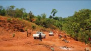Exploring at Cluff Gold's Baomahun gold project in Sierra Leone's Bo district, 180 km east of the capital Freetown. Photo by Cluff Gold