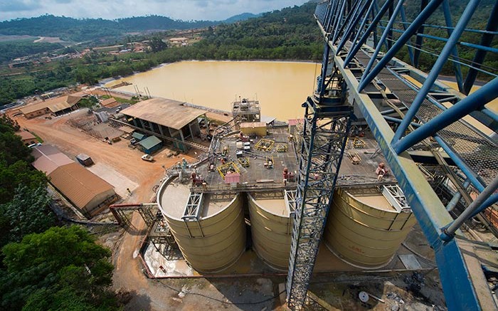 Processing facilities at Golden Star Resources' Wassa gold mine in Ghana. Credit: Golden Star Resources