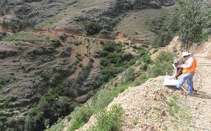 Geologists working at Panoro Minerals' Cotabambas copper project in Peru. Source: Panoro Minerals
