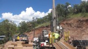 Drillers working at Arizona Mining's Taylor zinc-lead-silver deposit, 80 km southeast of Tucson. Credit: Arizona Mining