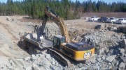Surface work at Integra Gold’s Lamaque gold project in Val-d’Or, Quebec. Credit: Integra Gold