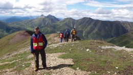 Atac Resources president and CEO Graham Downs at the Rackla gold property in the central Yukon.  Credit: Atac Resources.