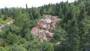 The Line 60 area at Rock Tech Lithium’s Geogia Lake lithium project, 145 km northeast of Thunder Bay, Ontario. Credit: Rock Tech Lithium.