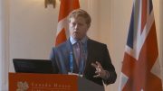Skeena Resources president and chief executive officer Walter Coles, Jr. presents at the Canadian Mining Symposium in London on April 24, 2018.