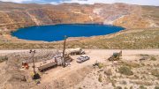 A drill site at Premier Gold Mines’ past-producing Cove gold property in Nevada’s Battle Mountain trend. Credit: Premier Gold Mines.